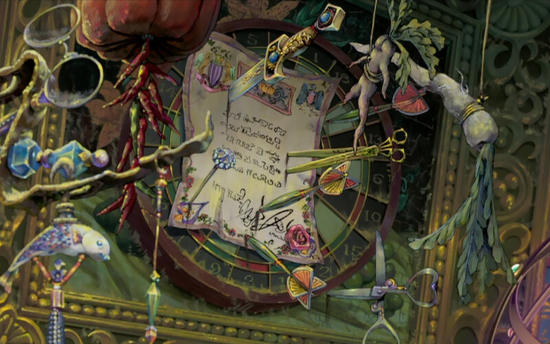 fantasy clockwork scene