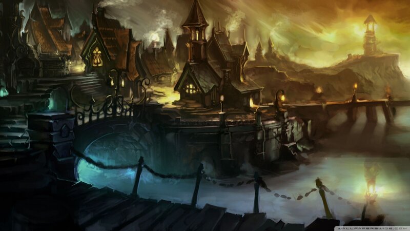 Fantasy Coastal Town