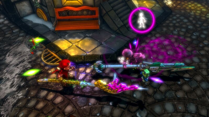 Fantasy combat scene