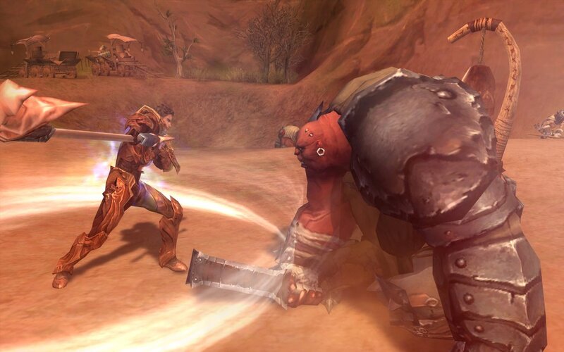 Fantasy combat scene