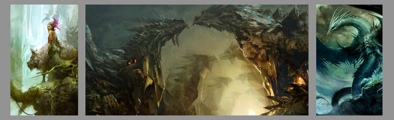 Fantasy creature concept art