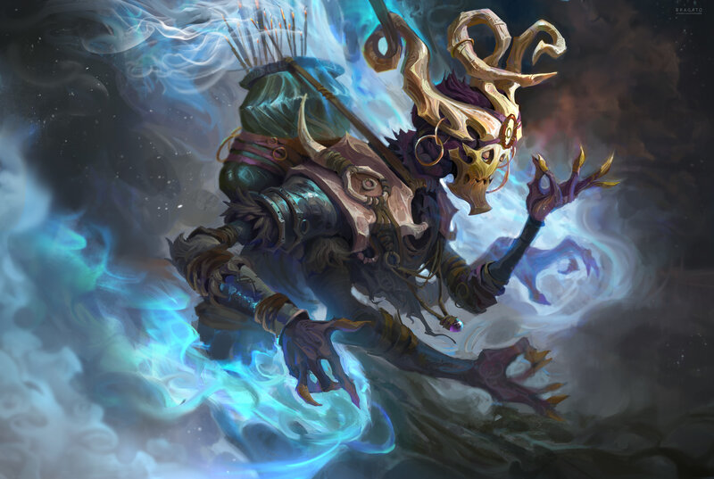 Fantasy Creature with Horns