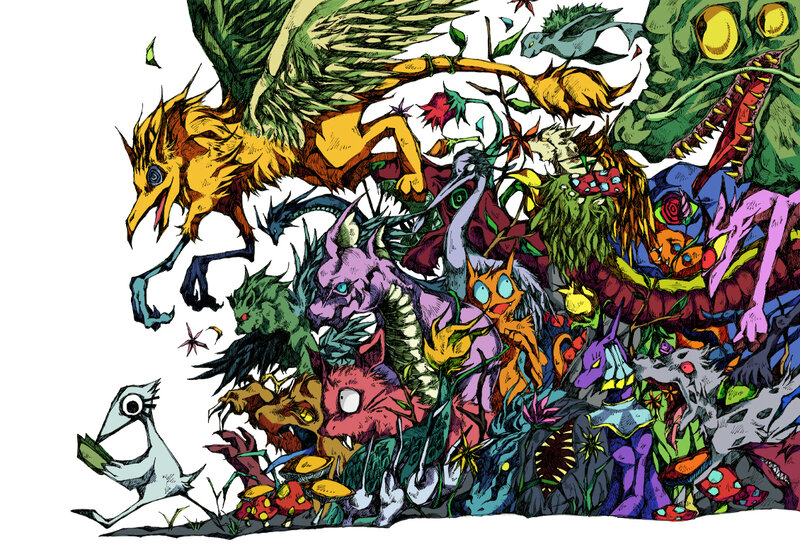 fantasy creatures gathering