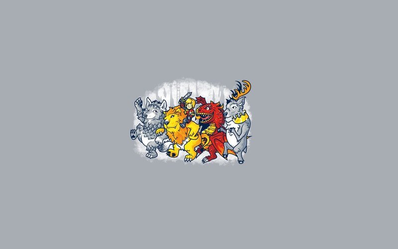 Fantasy Creatures Group — Gray