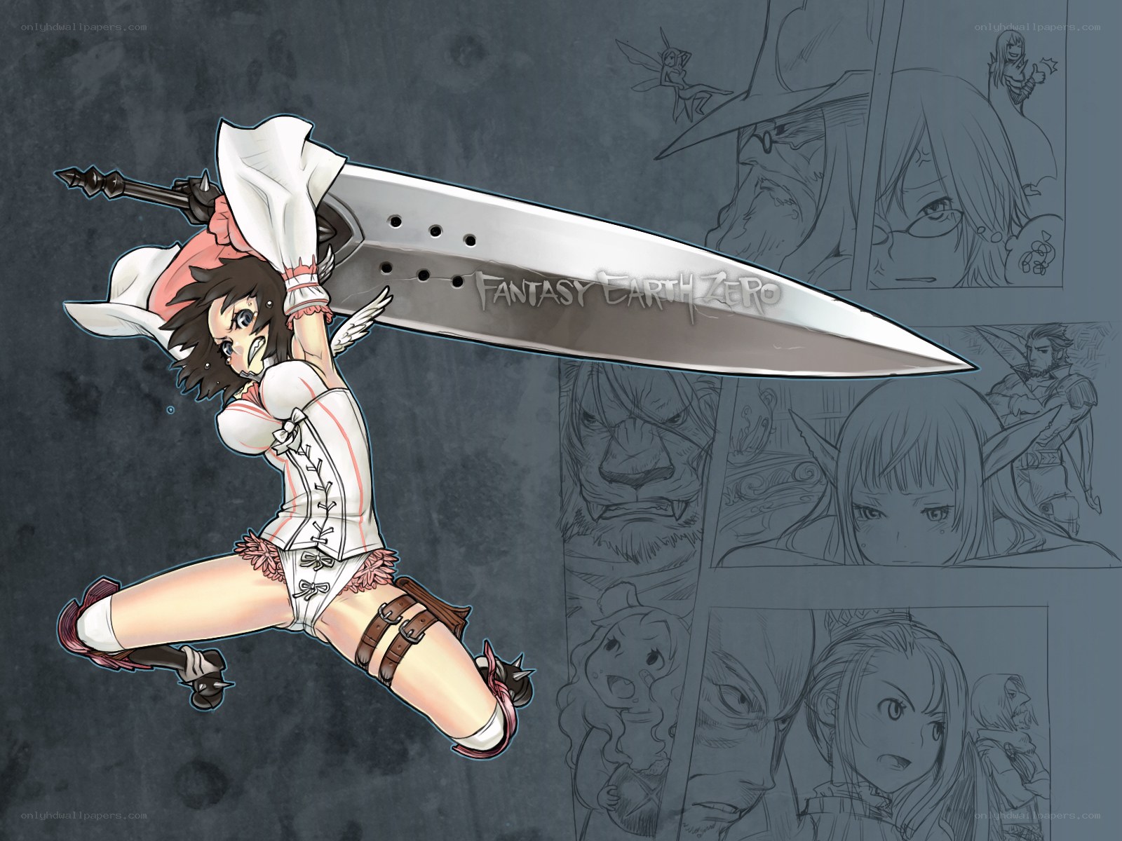 Fantasy Earth Zero character art