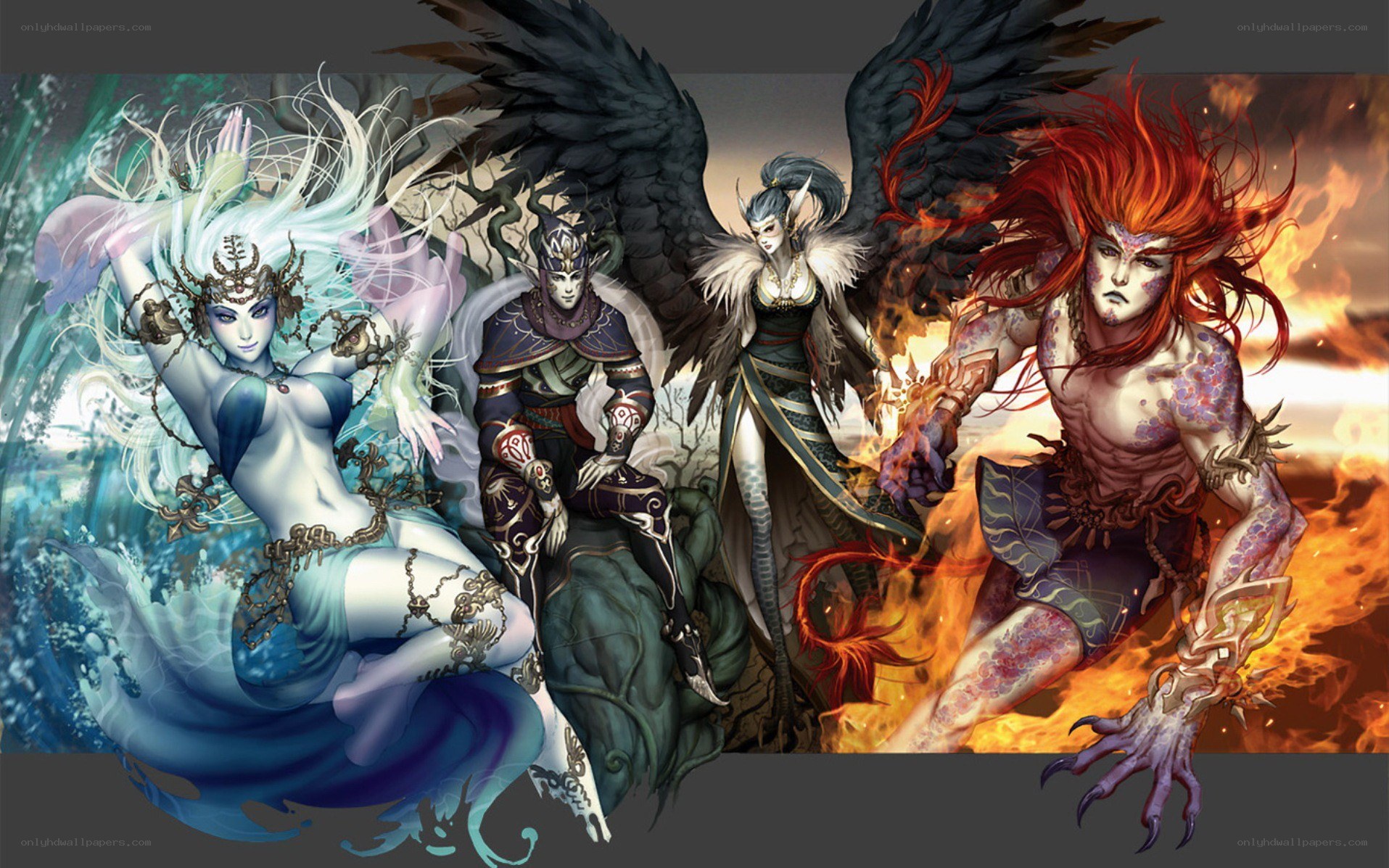fantasy elemental beings