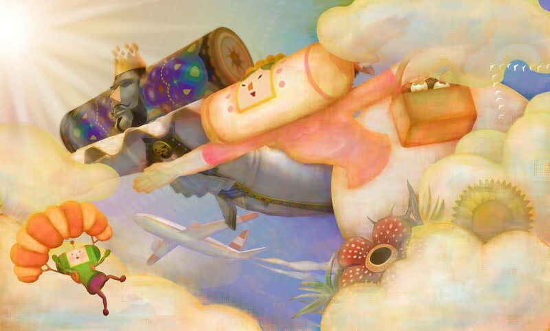 Fantasy flight with characters