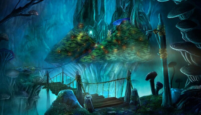 Fantasy Forest Bridge