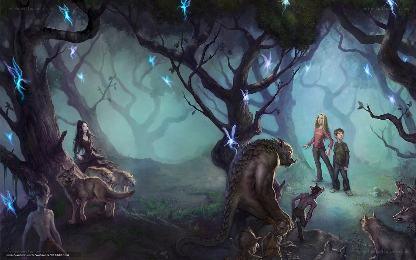 Fantasy forest creatures
