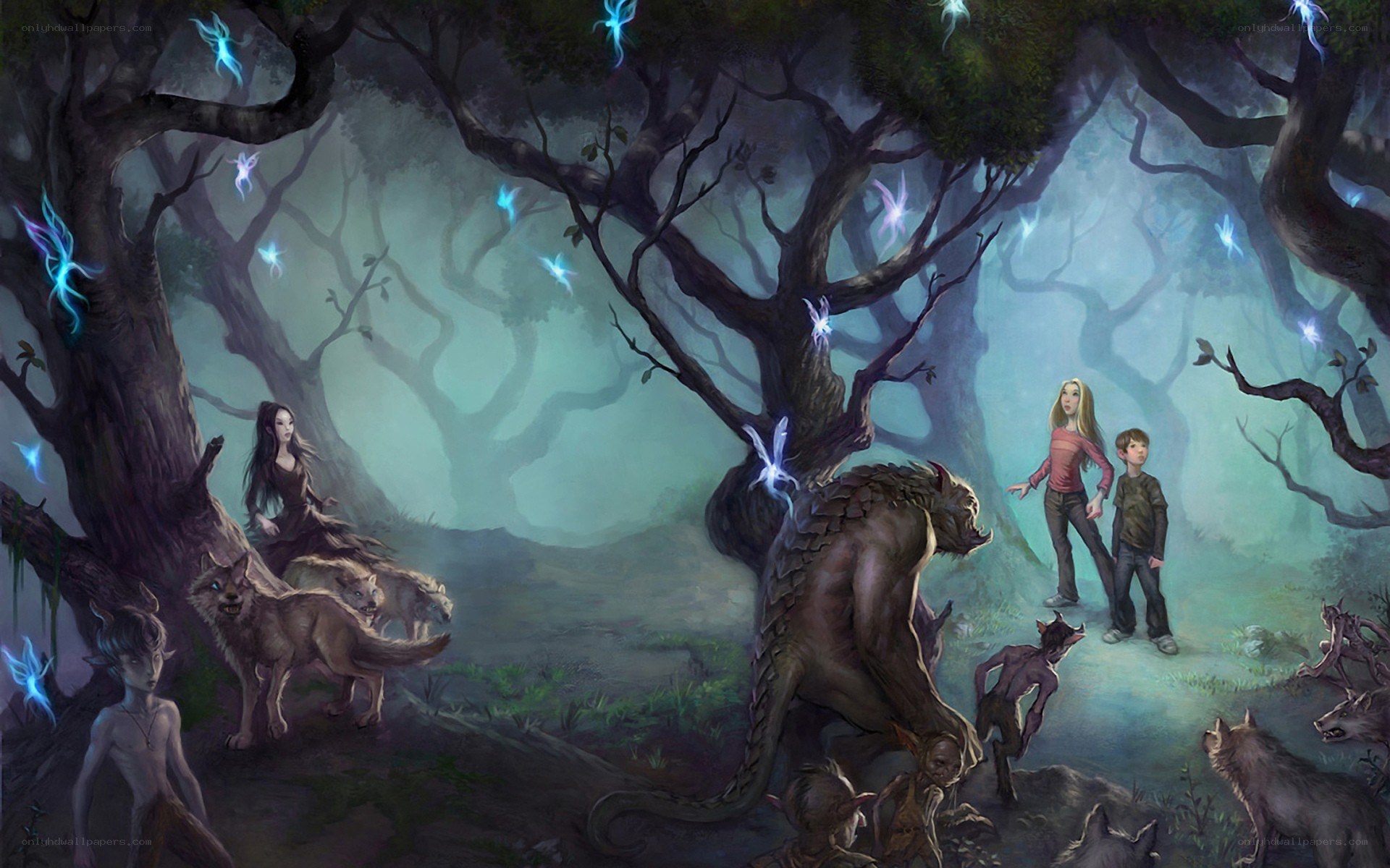 Fantasy forest creatures