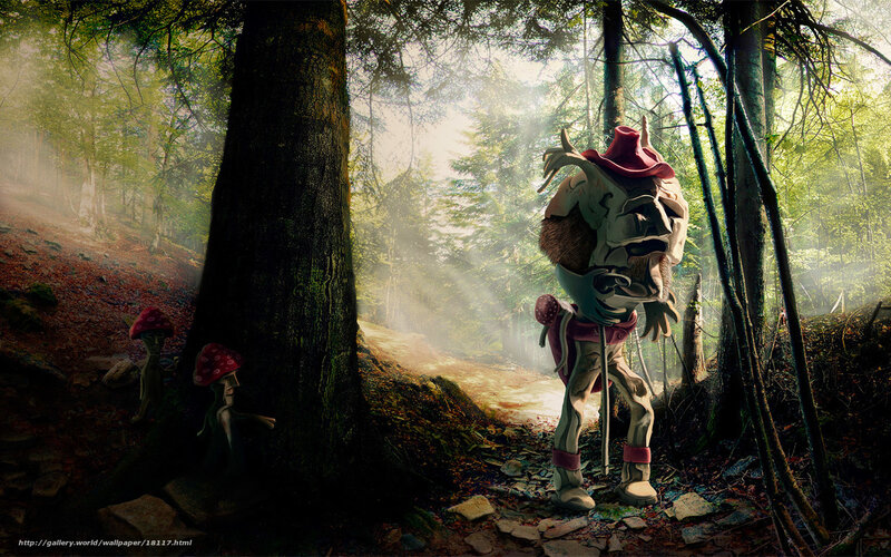 Fantasy forest creatures