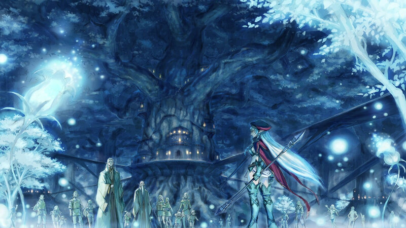 Fantasy forest gathering