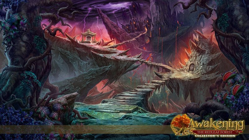 Fantasy Forest Landscape — Purple, Dramatic
