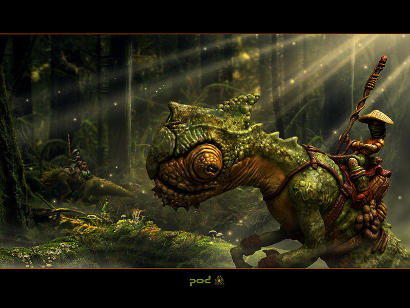 Fantasy forest riders
