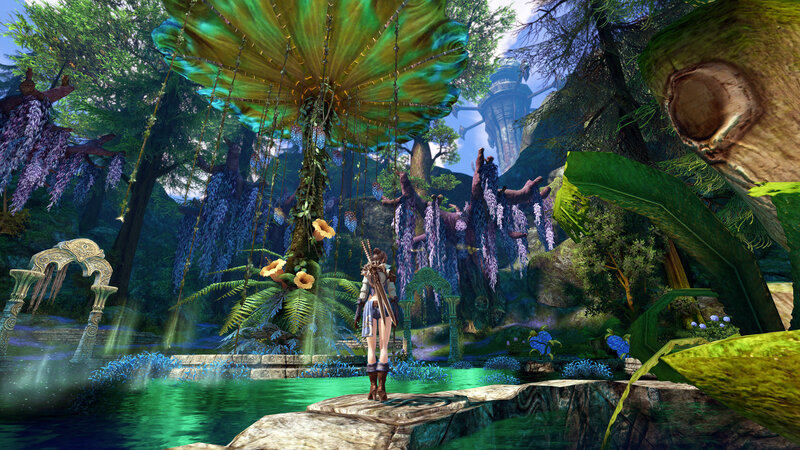 fantasy forest scene