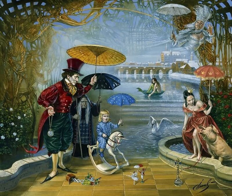 Fantasy Garden Scene