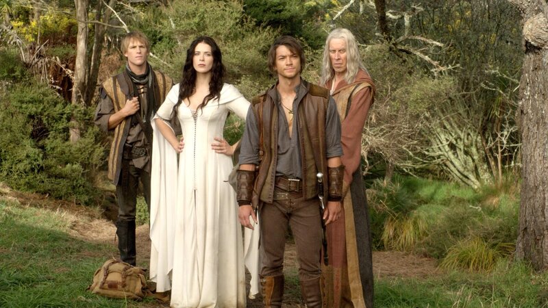 fantasy group in forest
