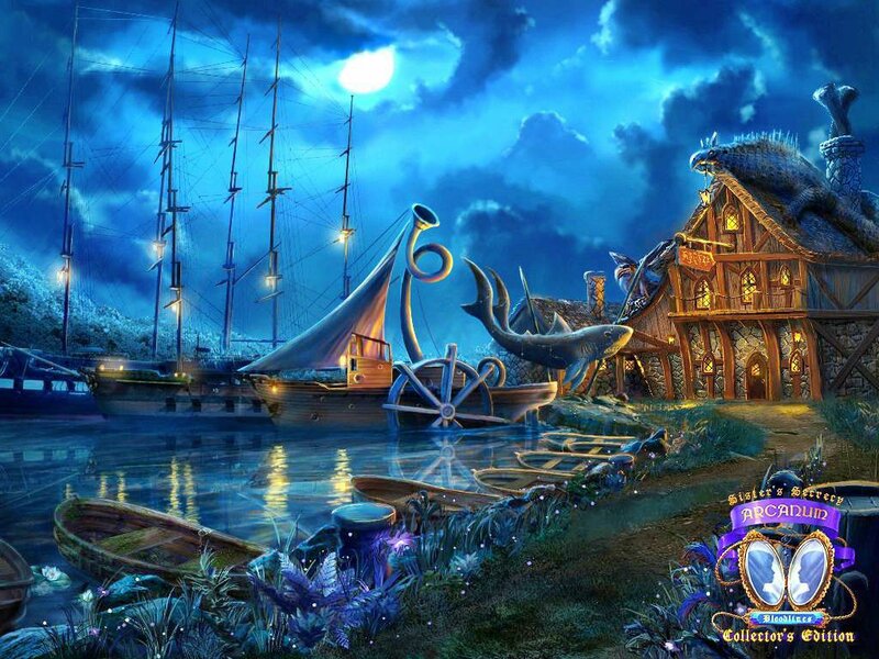 Fantasy Harbor at Night