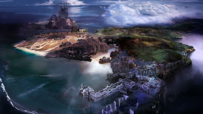 Fantasy island kingdom