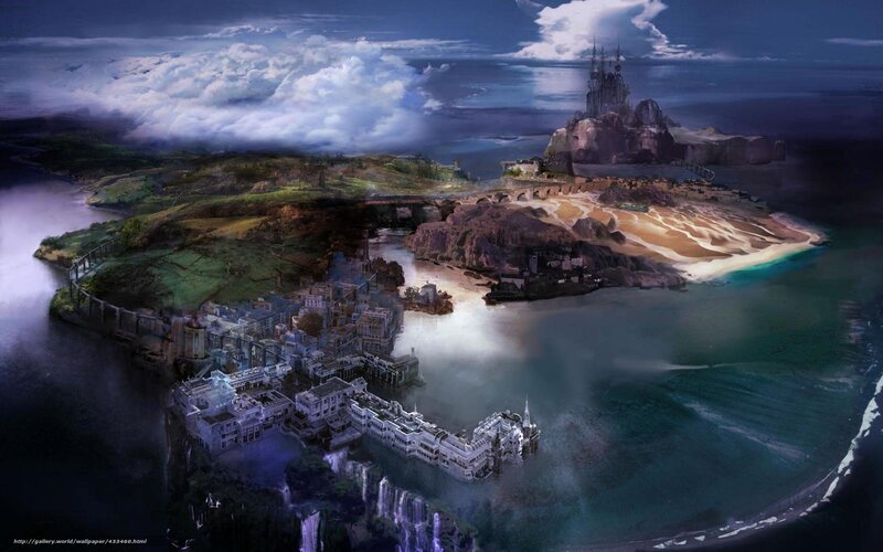 Fantasy island kingdom