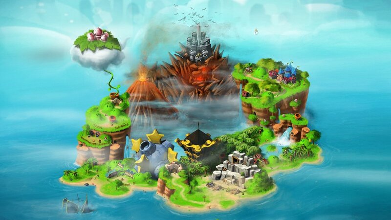 fantasy island world map