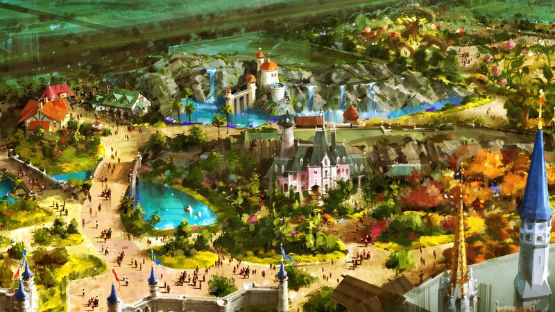 Fantasy kingdom concept art