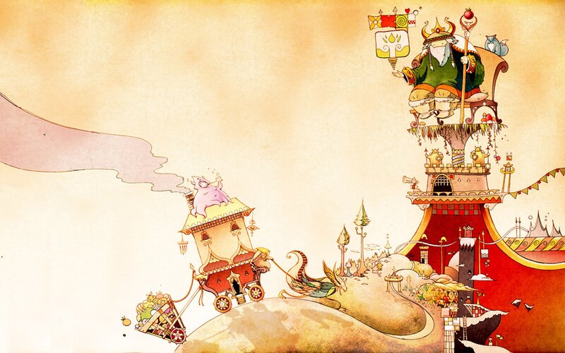 fantasy kingdom illustration