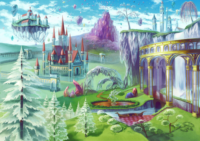 fantasy kingdom landscape