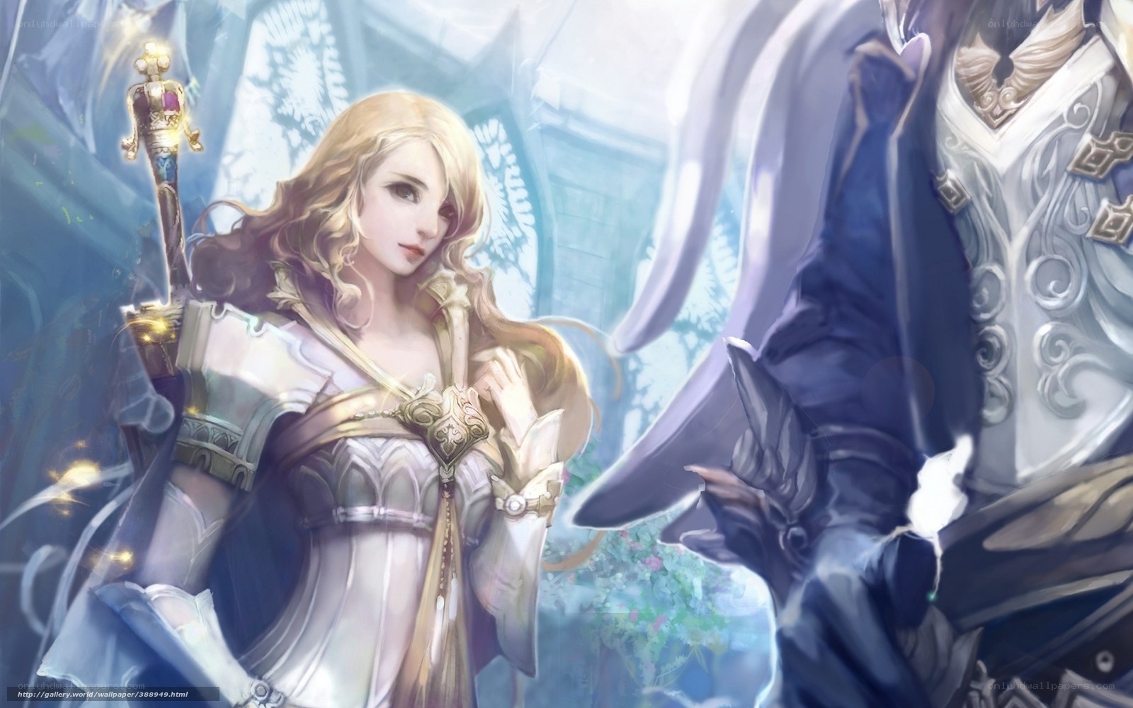 fantasy knight and warrior