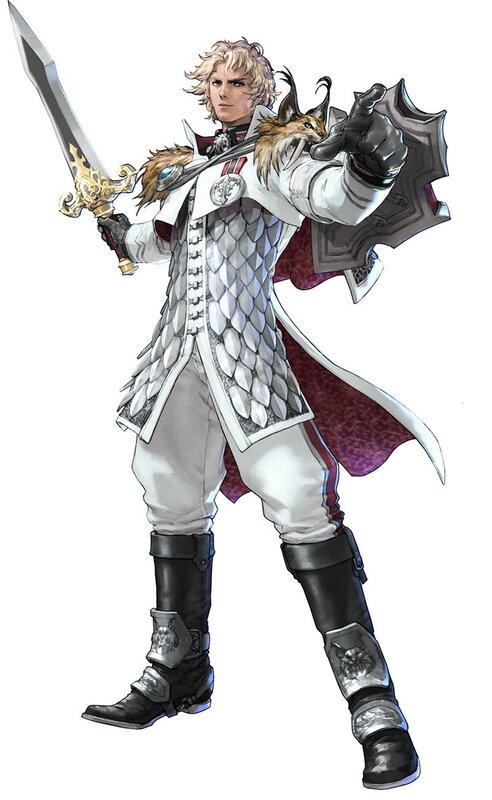 fantasy knight character art