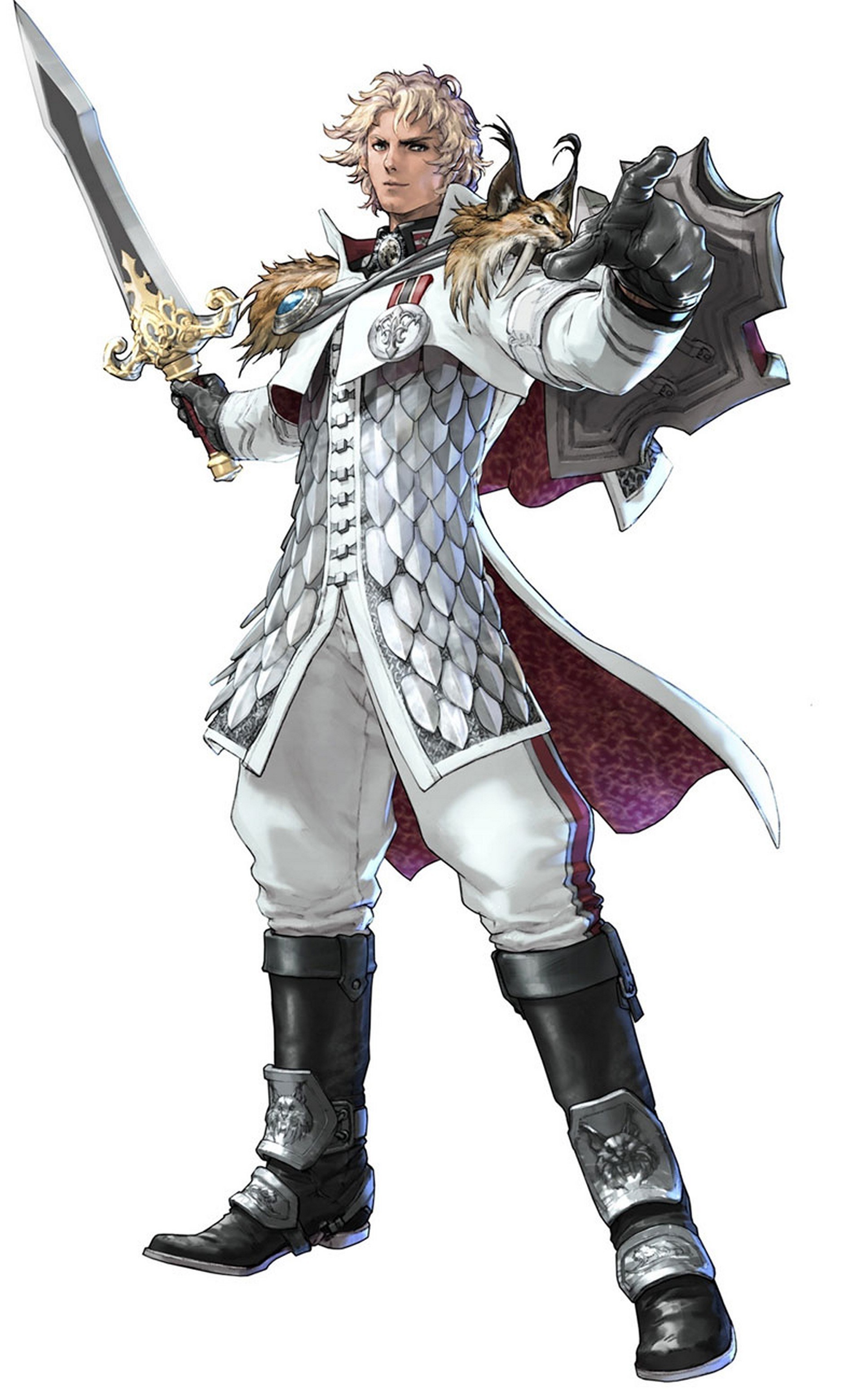 fantasy knight character art