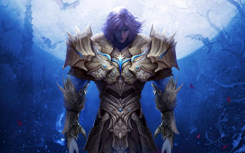 fantasy knight in armor