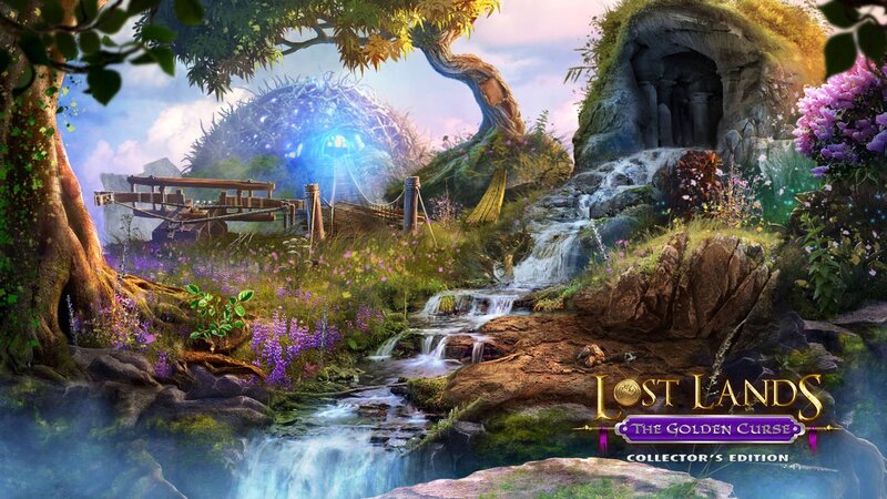 Fantasy Landscape with Stream — Green