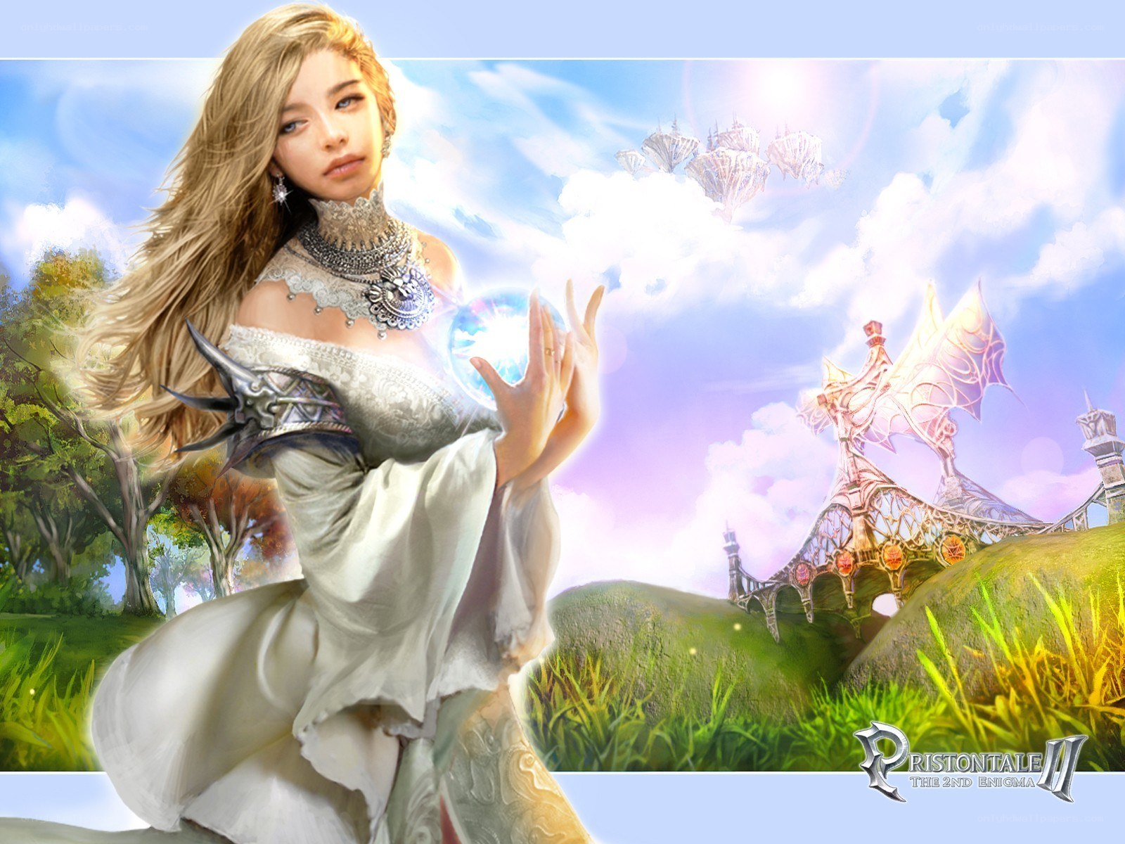 Fantasy Mage with Crystal