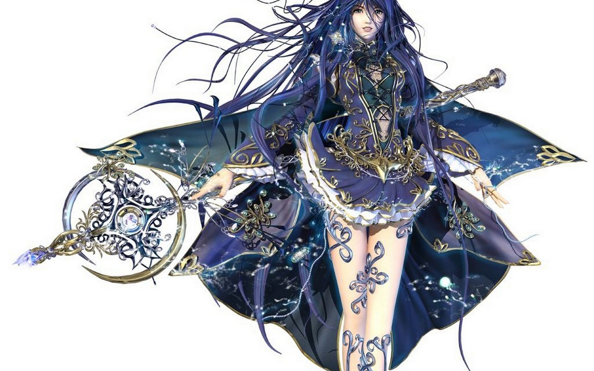 fantasy mage with staff