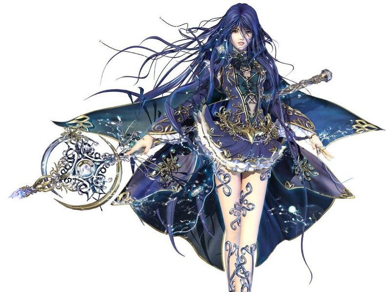 fantasy mage with staff