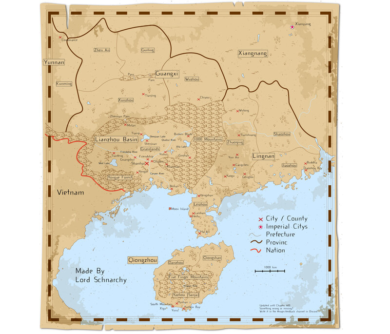 Fantasy Map of a Region