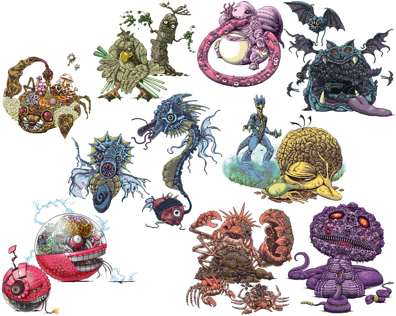 Fantasy monster collection