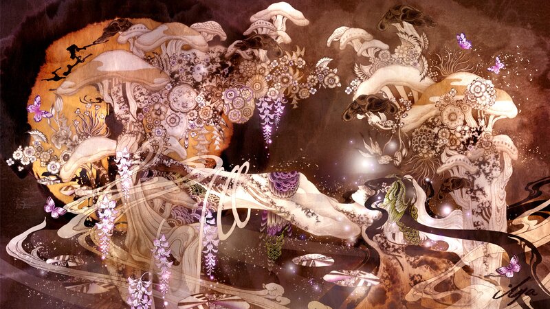 Fantasy Mushroom Landscape