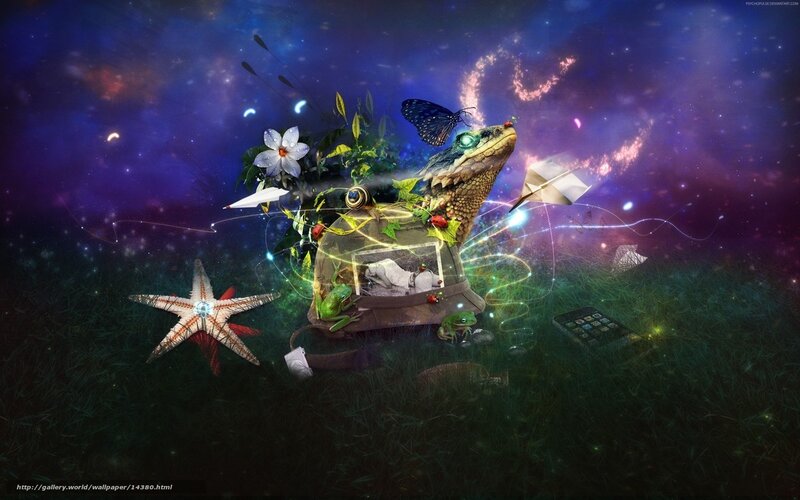 fantasy nature collage