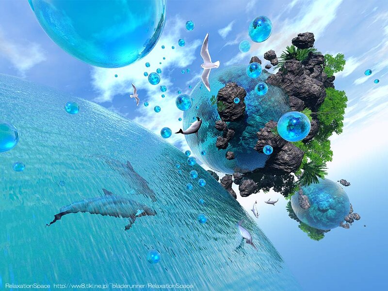 Fantasy ocean world