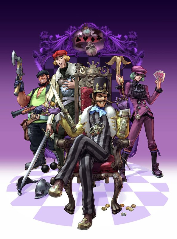 Fantasy pirate crew portrait