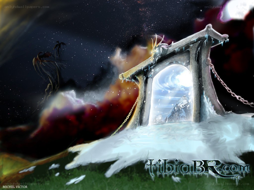 Fantasy portal to another world
