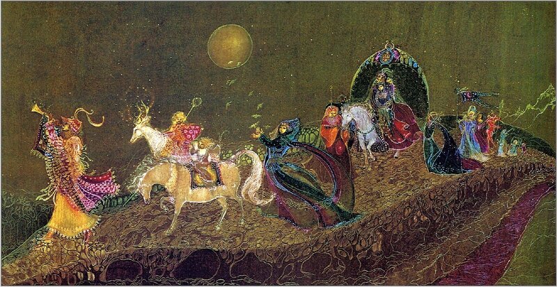 Fantasy Procession on Hill