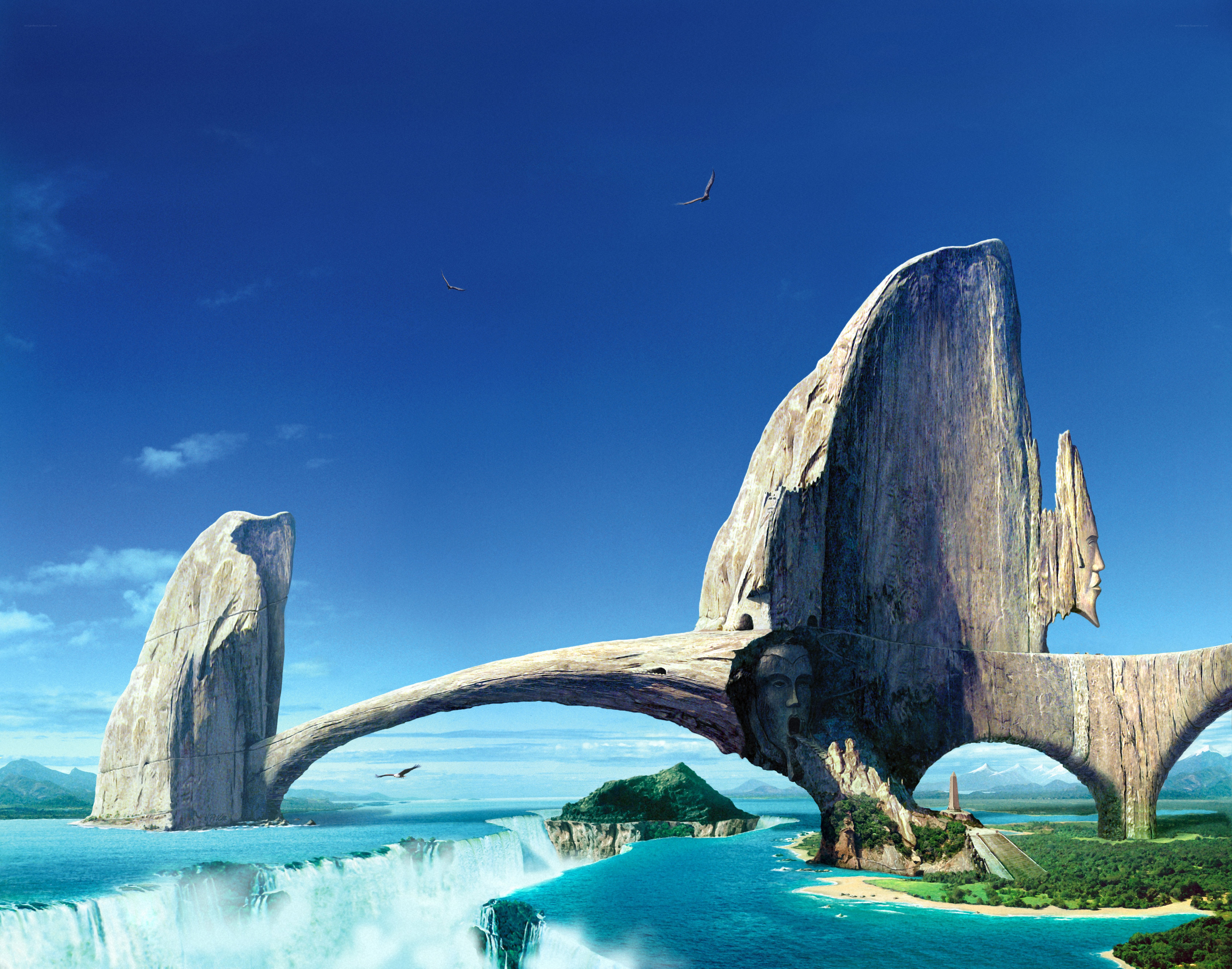 fantasy rock formations