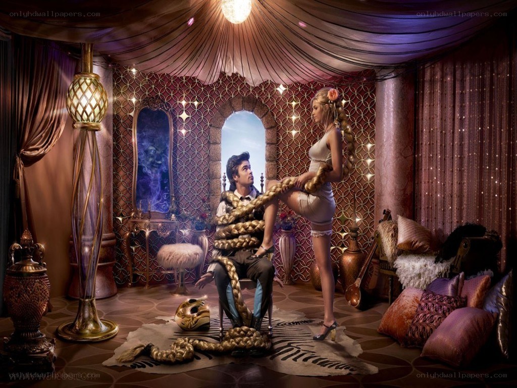 Fantasy room with couple