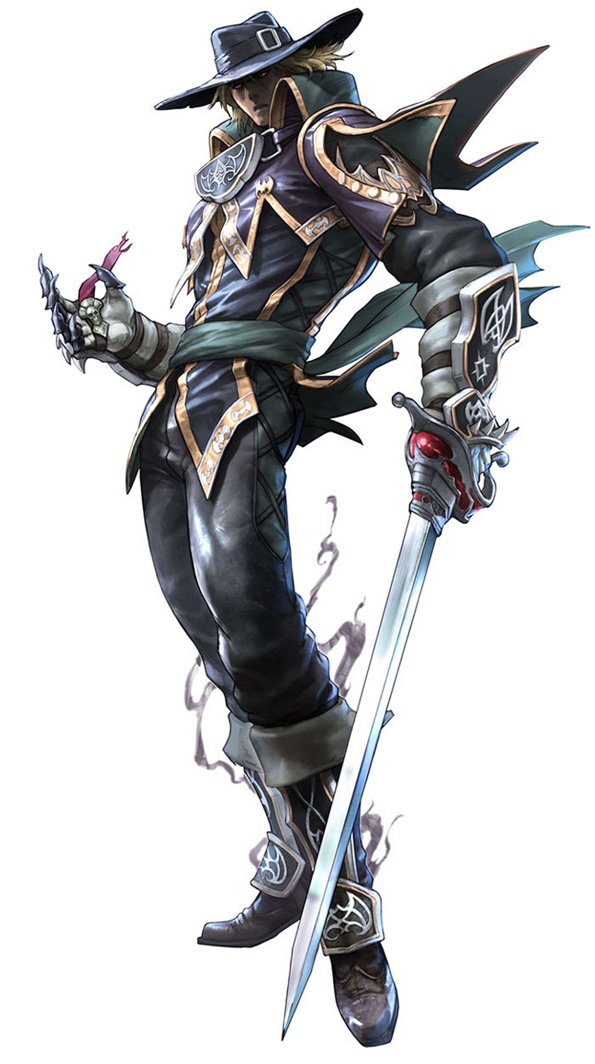 fantasy swordsman character