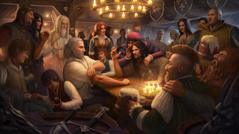 Fantasy Tavern Gathering — Brown