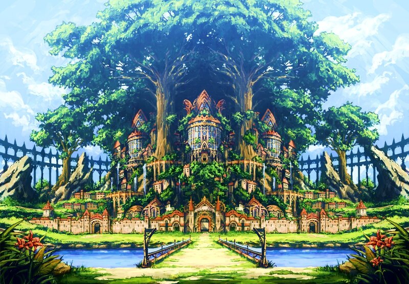 Fantasy tree city