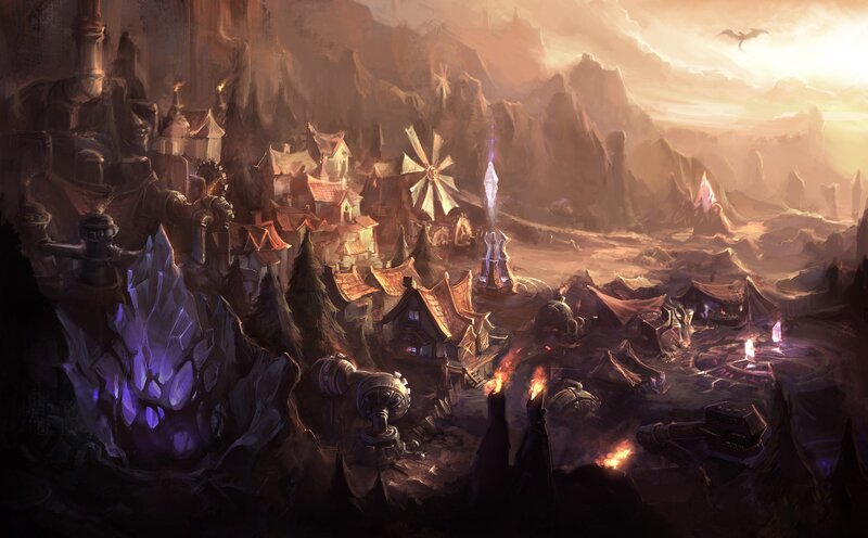 Fantasy Village in Canyon — Brown